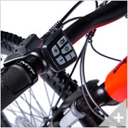 Bicicletta elettrica Mountain e-Bike CANYON 5.2: particolare cambio