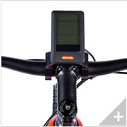 Bicicletta elettrica Mountain e-Bike CANYON 5.2: particolare display LCD