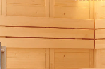 Sauna finlandese Regina 14 - Incluso nel kit sauna - Schienale in legno