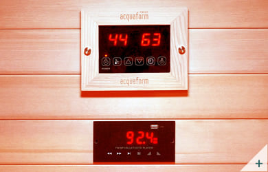Sauna infrarossi da interno Pami 1 - Foto 3 - Pannello di controllo e Radio FM
