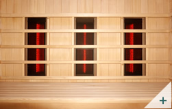 Sauna infrarossi da interno Pami 4 - Foto 4 - Radiatori in ceramica e poggiaschiena