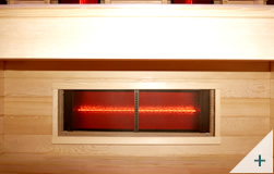 Sauna infrarossi da interno Pami 4 - Foto 6 - Radiatore polpacci sotto panca