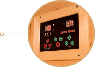 Sauna infrarossi Zaira - Pannello di controllo