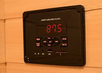 Sauna infrarossi Zaira - Incluso nel kit sauna - Radio stereo AM/FM/CD
