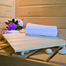 Poggiatesta classico per sauna