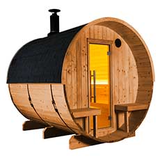 Sauna finlandese a botte da giardino 220