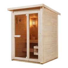 Sauna finlandese da giardino in massello 145x150 cm - Life 145